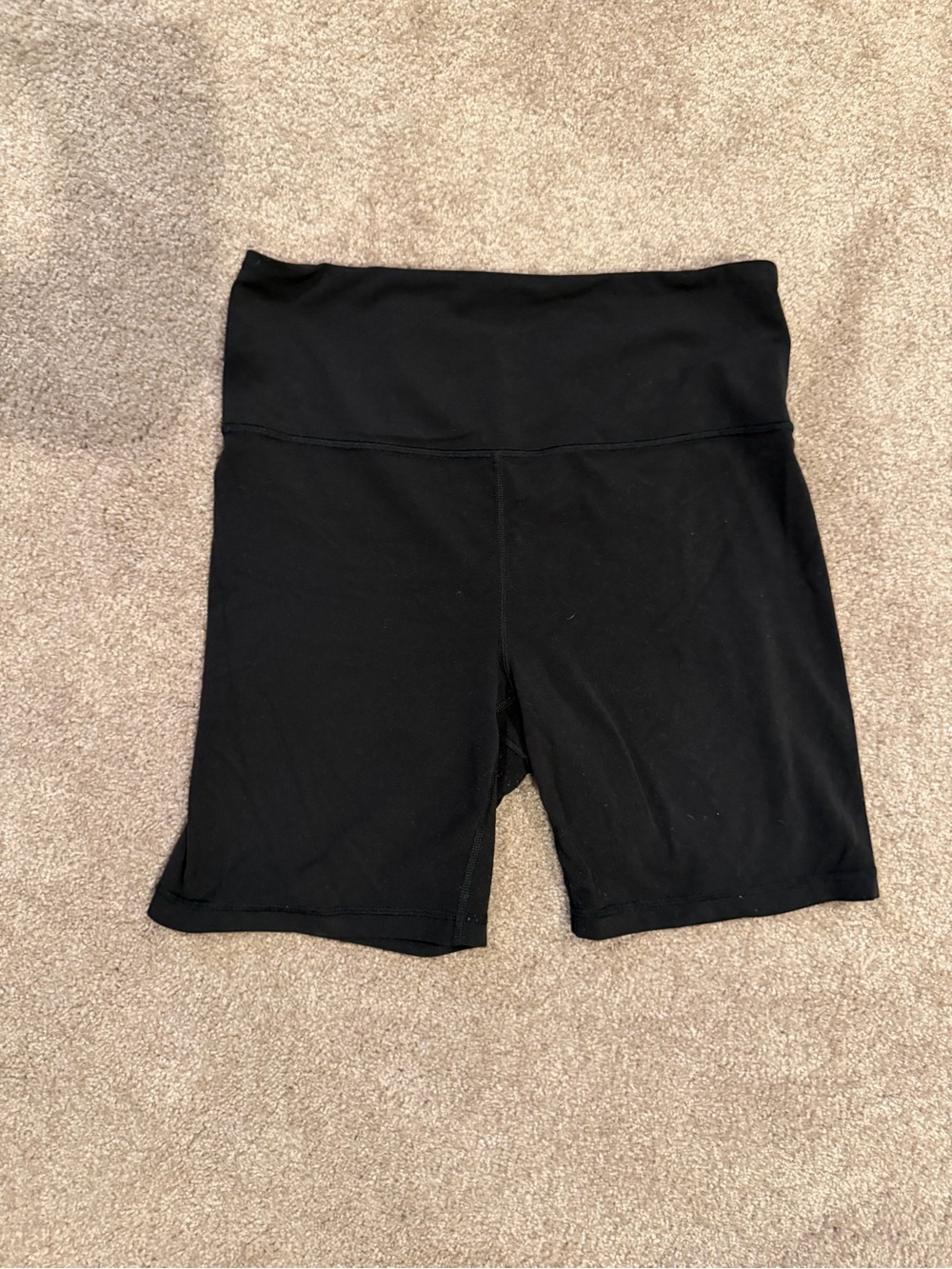 Athleta Elation Ultra High Rise 7” Bike Shorts Black Medium Yoga Gym